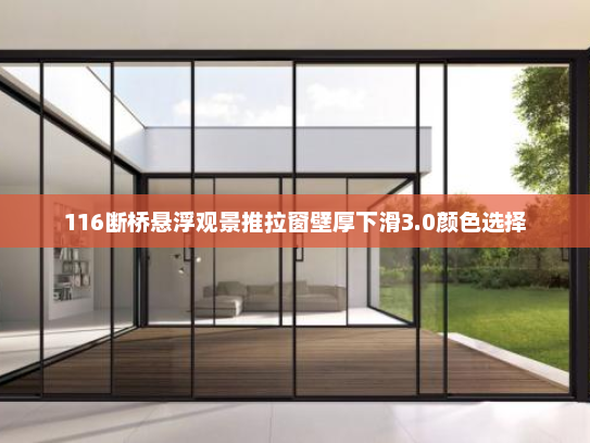 116断桥悬浮观景推拉窗壁厚下滑3.0颜色选择